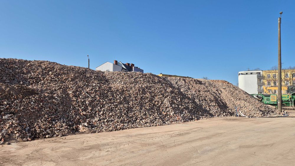 Gruz kruszony betonowy kruszywo