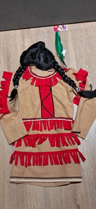 Strój przebranie kostium indianka