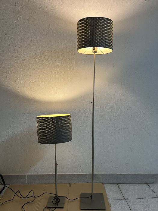 Conjunto Candeeiros Modernos – Pé Alto + Mesa