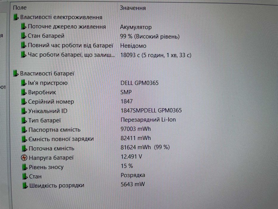 Ноутбук Dell Precision 5530 XEON 12 ЯДЕР NVIDIA 4 GB IPS SSD Куліша 22