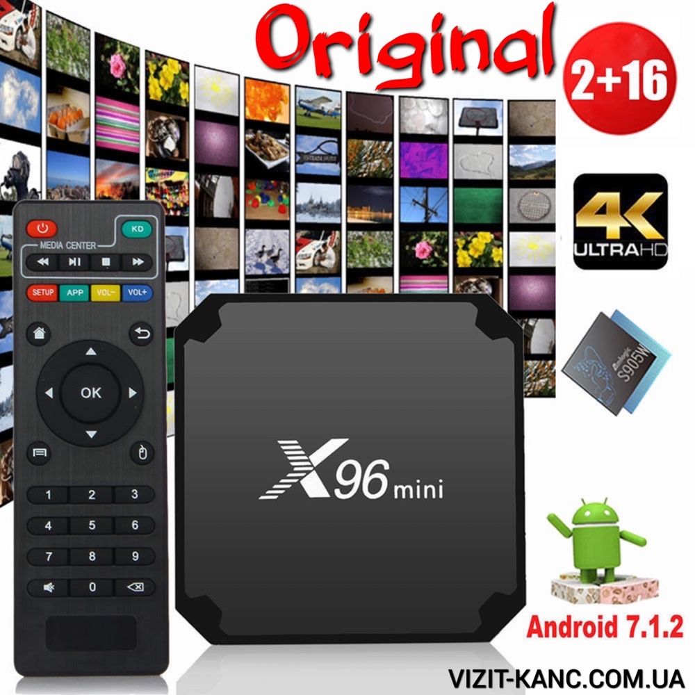 X96 mini TV Box 2/16 Gb Прошитая!и установлены все приложения.ОРИГИНАЛ: 1  350 грн. - Медиа проигрыватели Кривой Рог на Olx