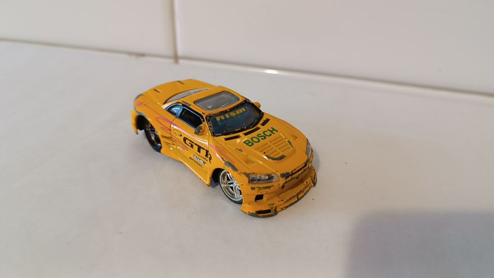 Carrinho Nissan GTR. Bosh. Antigo. Miniatura