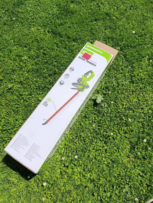 Greenworks GD24HT61 Nożyce do żywopłotu 24V + ładowarka