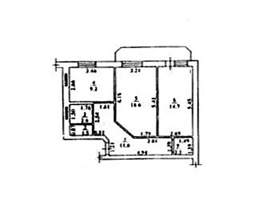 2-комнатная квартира по адресу Куликово поле пл. (площадь 60 м²) - Atlanta.ua - фото 15