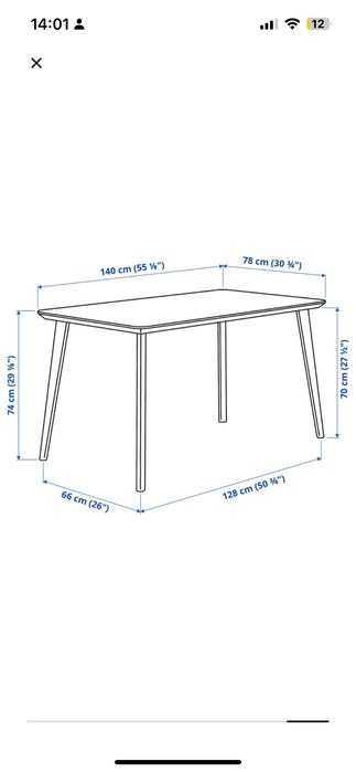 Mesa de jantar IKEA personalizada