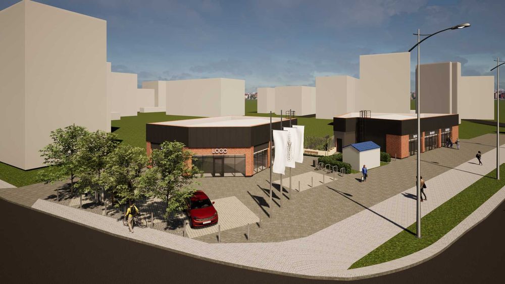 Centrum, działka Inwestycyjna, gotowy projekt, prawomocne pnb.