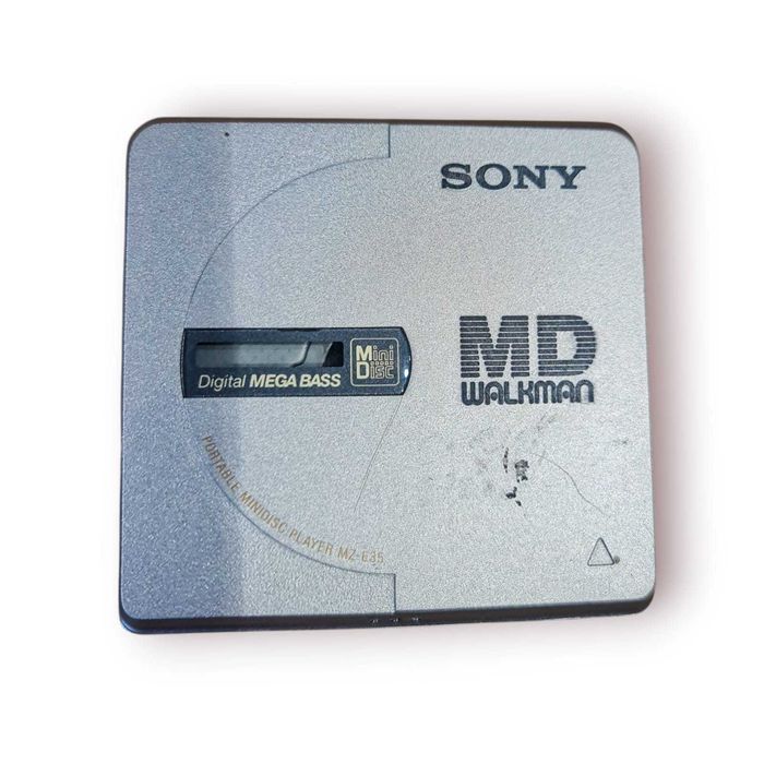 Sony MD Walkman MZ-E35 – MiniDisc Player c/ Mega Bass – Anos 90