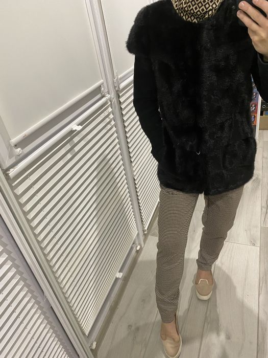 Норковая жилетка жилет транформер 3 в 1 шуба полушубок