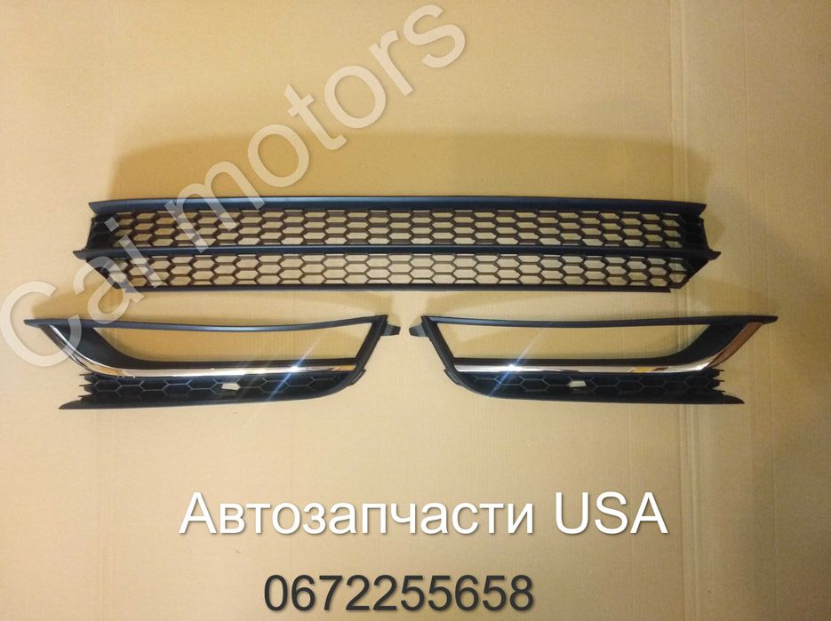 Противотуманные фары противотуманки туманки решетки Passat B7 B8 Jetta