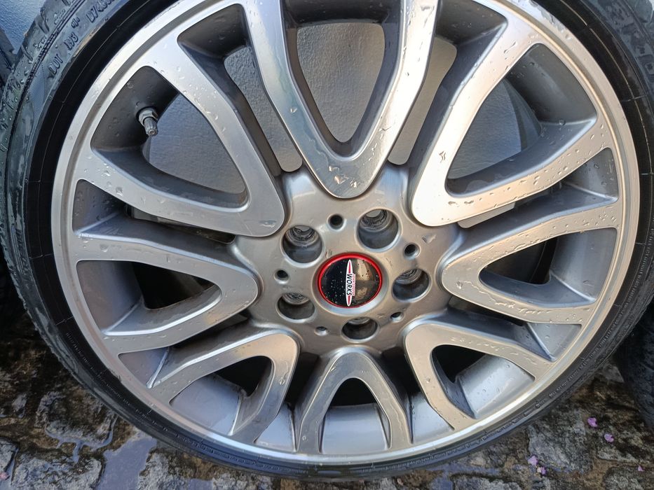 Jantes Mini 18 Vanity spoke 504 com pneus 205/40/18  para Mini f55 f56 f57
