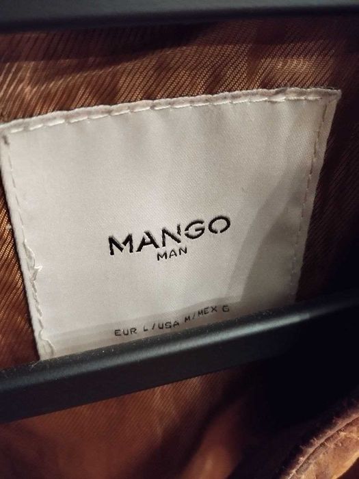 Kurtka męska MANGO MAN – 100% Skóra Naturalna