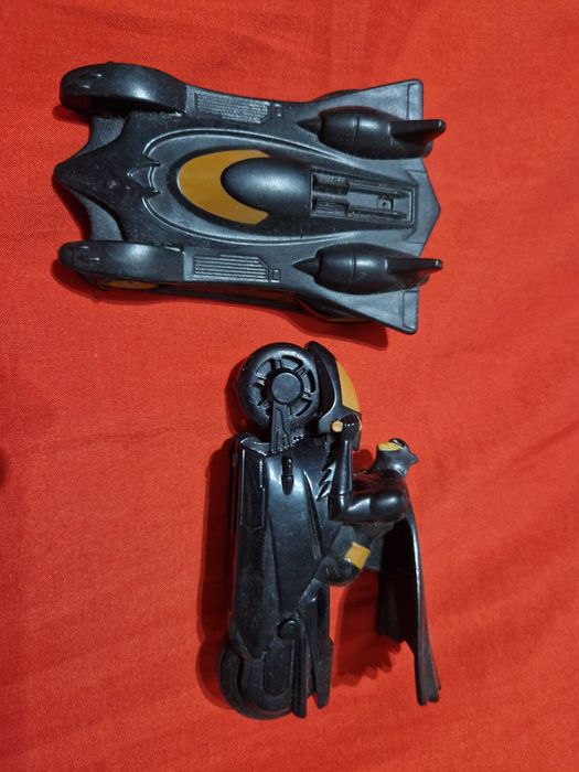 Conjunto moto e carro Batman