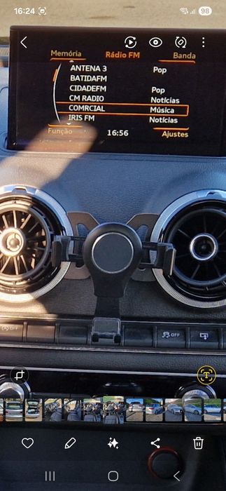 Suporte Telemóvel / Smartphone para Audi A3