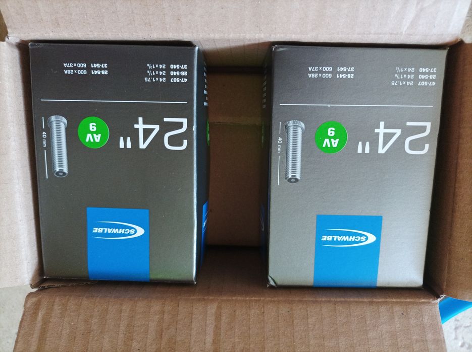Dętka do wózka inwalidzkiego schwalbe 24x1 75/600x37A/AV9/40mm