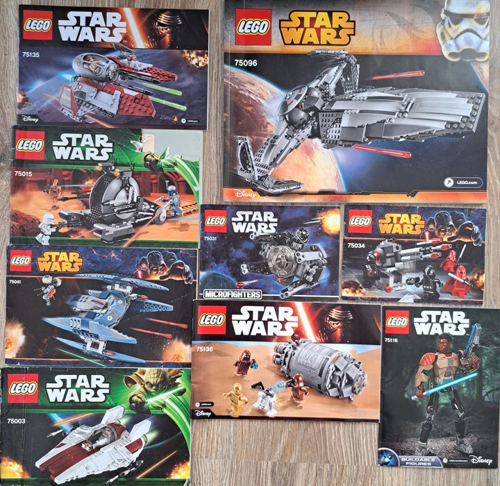 Mega zestaw LEGO - 48szt. 18kg-City, Star Wars, Technic i inne