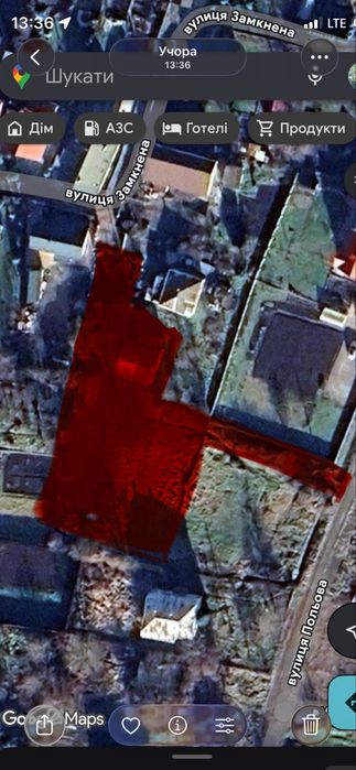 Земля під будівництво будинку 10-12 сот.