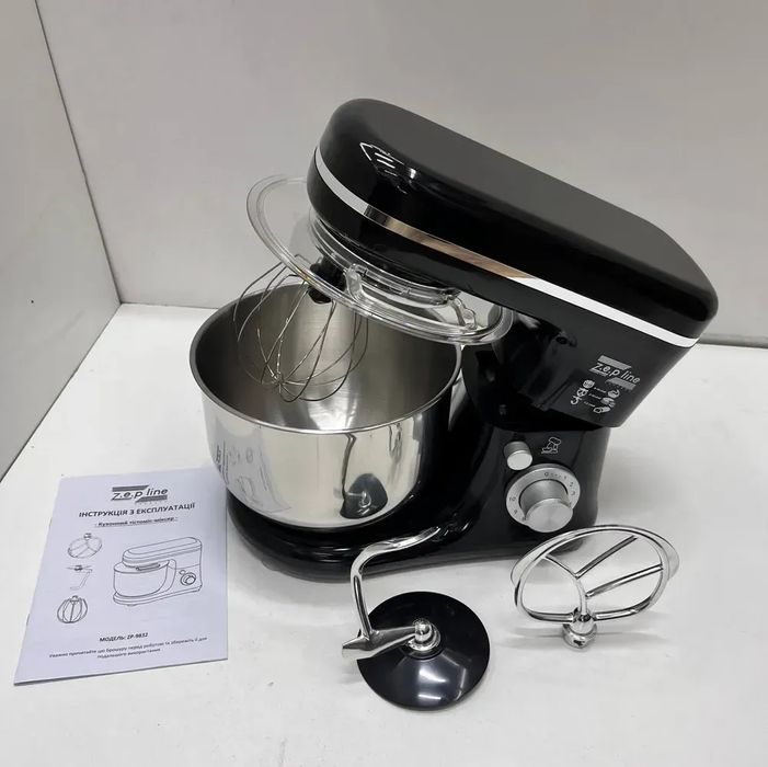 Кухонний тістоміс міксер 3в1 на 3500Вт 5літрів Zepline ZP-9832