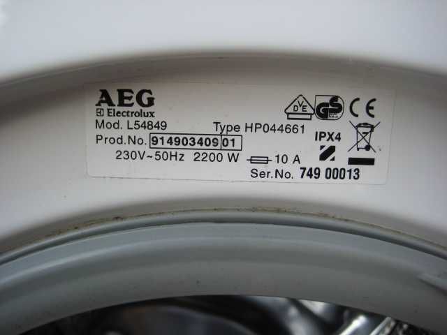 Pralka automat automatyczna 60 cm 100% sprawna AEG Elektrolux Mod. L54