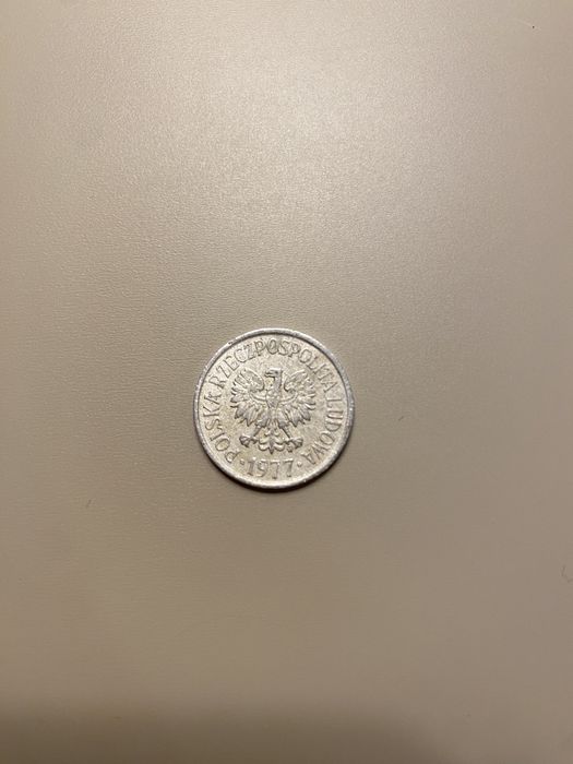 20 gr z 1977 roku PRL moneta kolekcjonerska