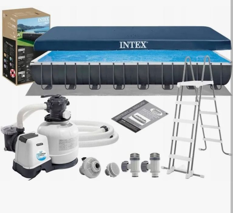 Каркасний басейн INTEX 26374, 975 х 488 х 132 см