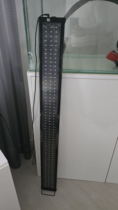 Aquário totalmente equipado com móvel reforçado