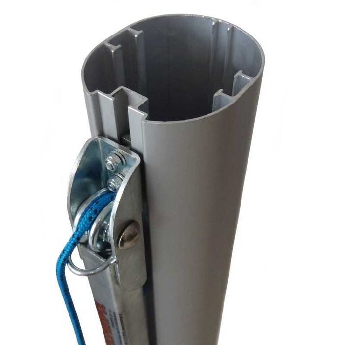 Zestaw siatkówka alu słupki 120mm naciąg Slim siatka tuleje 3w1