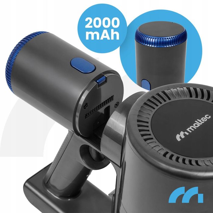 Odkurzacz Bezprzewodowy Pionowy Bezworkowy Elektroszczotka Led3w1 400w