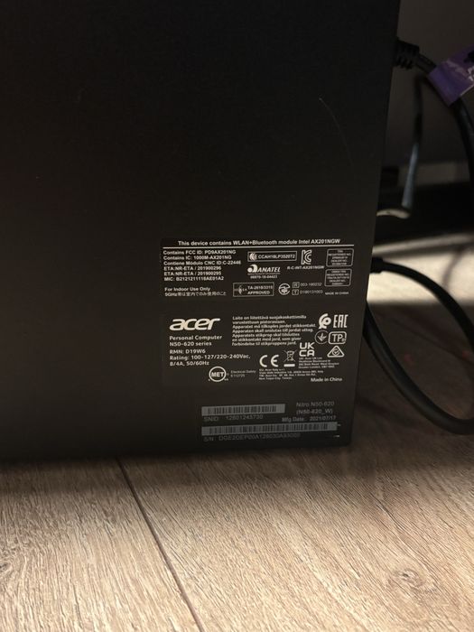 Komputer acer nitro gtx 1650 super intel i3 10th gen 16gb ram