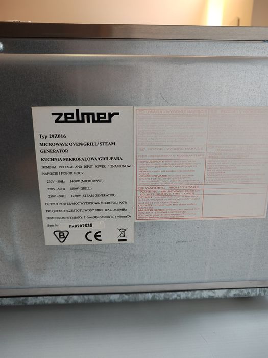 Mikrofalówka z funkcją samoczyszczenia