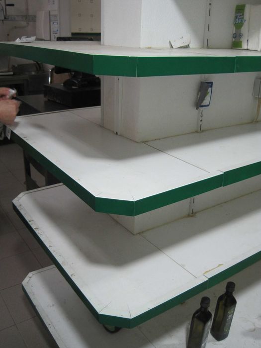 Estantes de mercearia para apresentar artigos - negociável