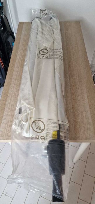 Chapéu de Sol de Parede 190x200x240cm com Manivela Mastro de Aço