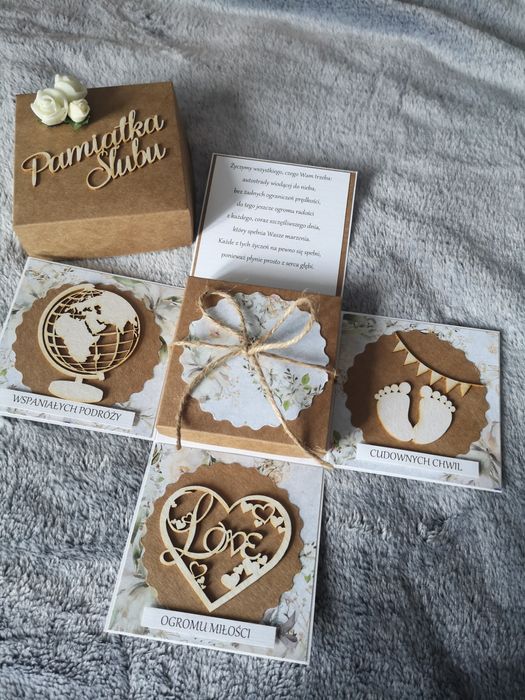 Pudelko Exploding Box Prezent Urodziny Slub Chrzest Rocznica Pamiatka Terliczka Olx Pl