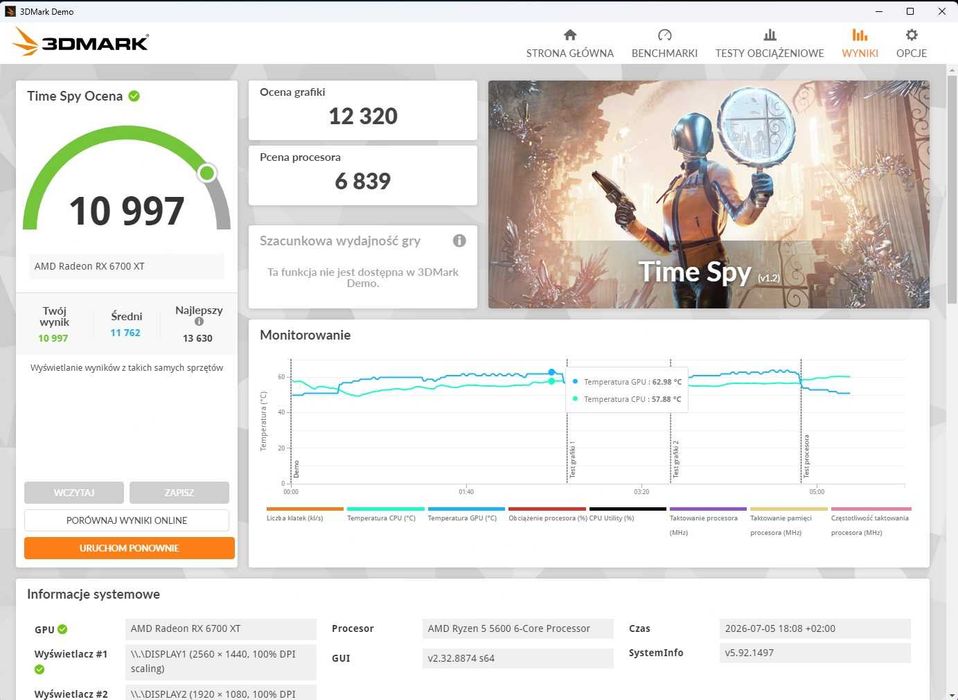 Karta Graficzna AMD Radeon RX 6700xt