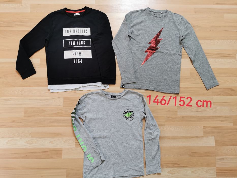 Bluzka koszula 4F cekiny odwracalne elegancka 146 / 152 cm