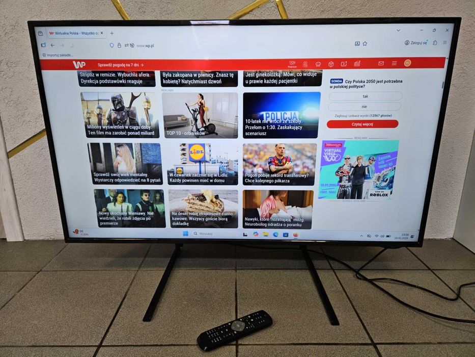 Monitor LED 43cala LM43-F400 + Pilot