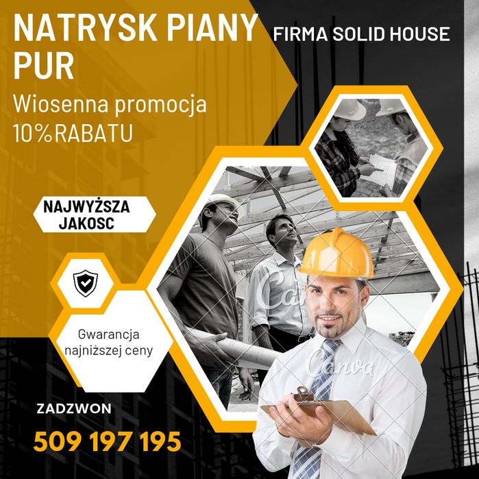 Izolacja pianą pianką piana ocieplenie ocieplanie pianka Pur