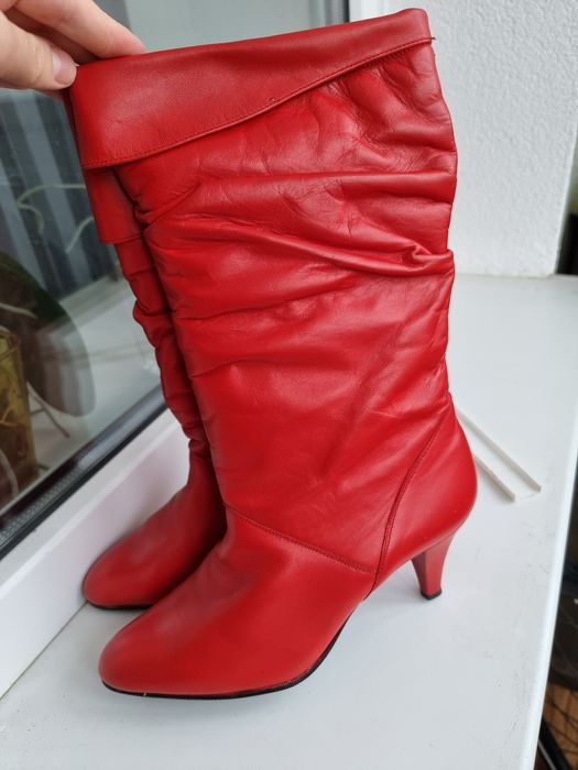 Шкіряні сапожки 38 розмір