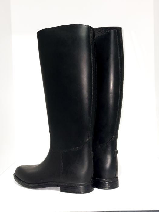 Oficerki gumowe Fouganza, kalosze jeździeckie r. 40