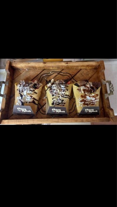 Choco kebab witryna chlodnicza na Włoską czekolade