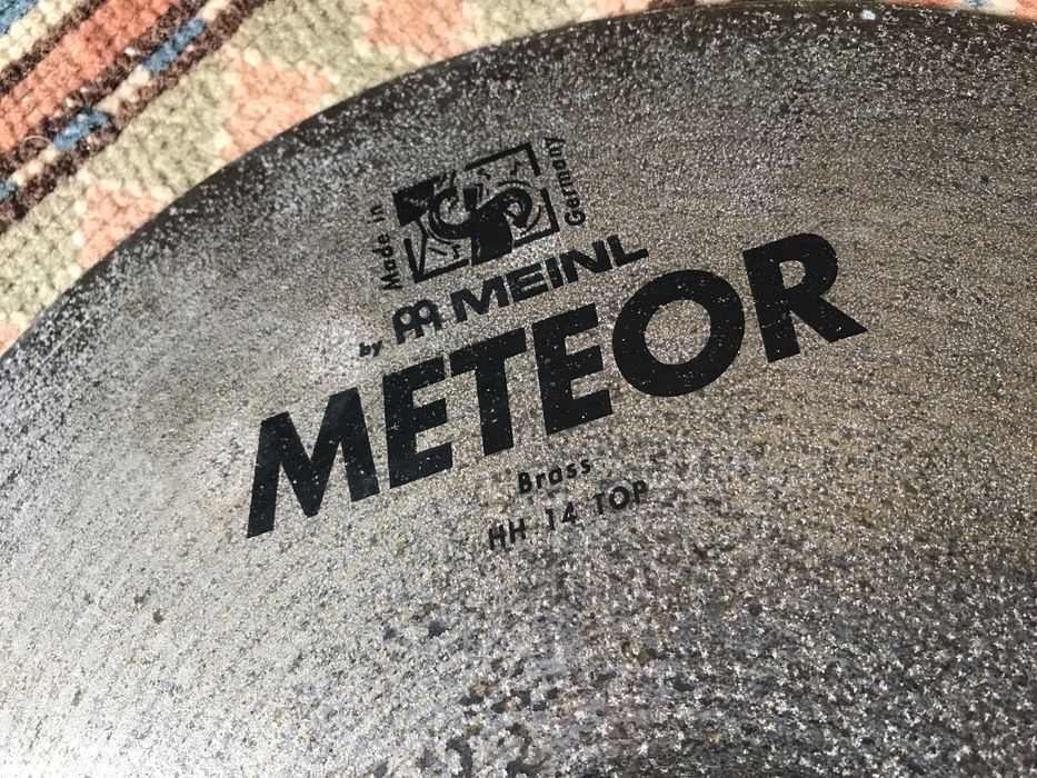 Hihat choques pratos Meinl Meteor 14”
