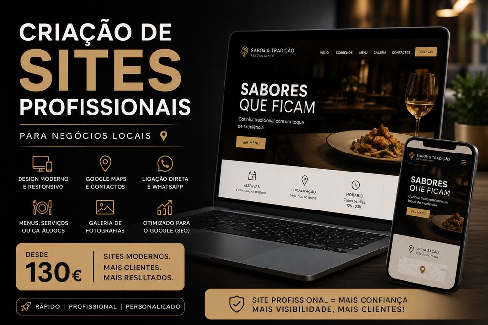 Criação de Sites Profissionais para Pequenos Negócios