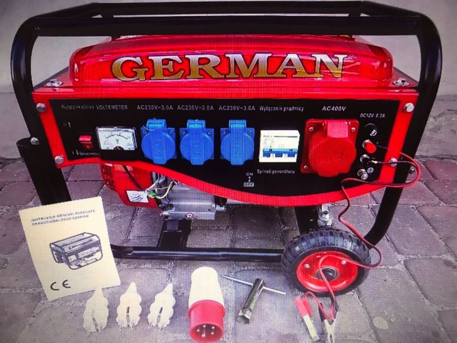 Генератор бензиновый 2,9 кВт 3,63 кВА