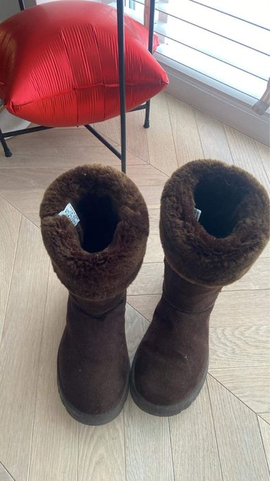 Buty ugg skora sniegowce
