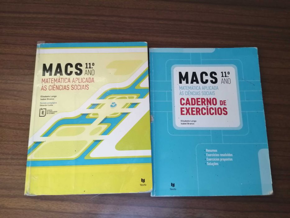 School textbooks and workbooks for 11th grade (math, Spanish, history, MACS, philosophy, geography, Portuguese)64584615657729124