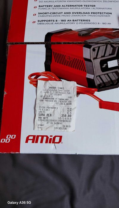 Amio FC-12E wspaniały mocny prostownik z rozruchem