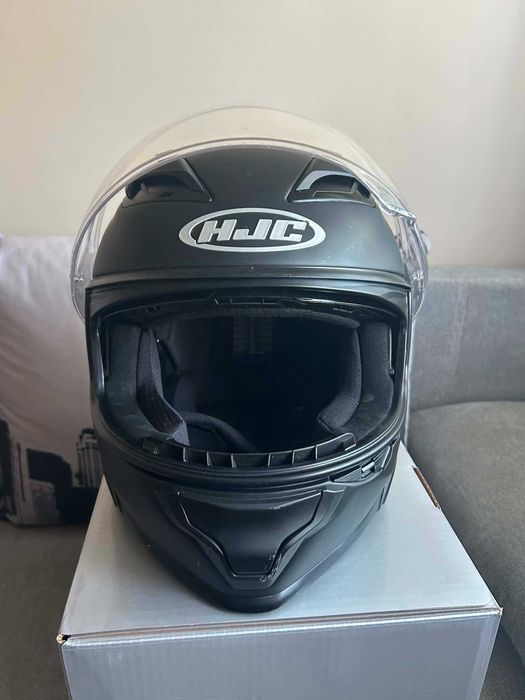 Kask motocyklowy HJC F71 Solid Semi Flat Black