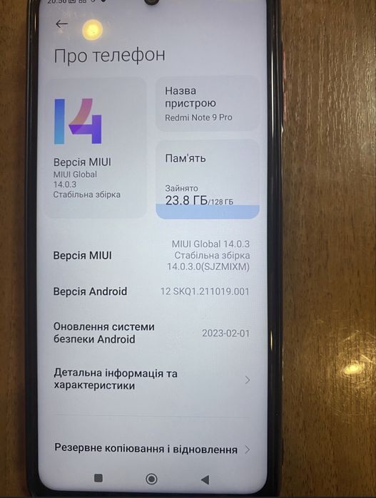 Xiaomi Redmi Note 9 pro