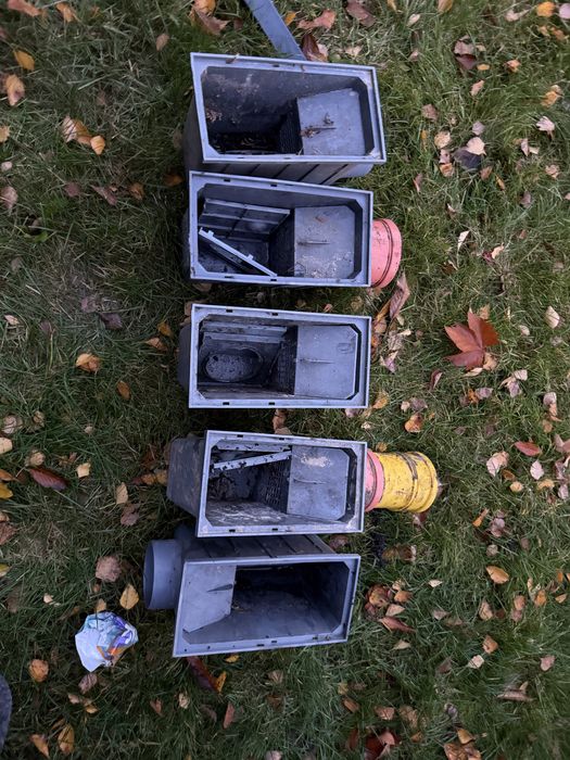 Osadnik rynnowy, wpust podwórzowy 5 szt.