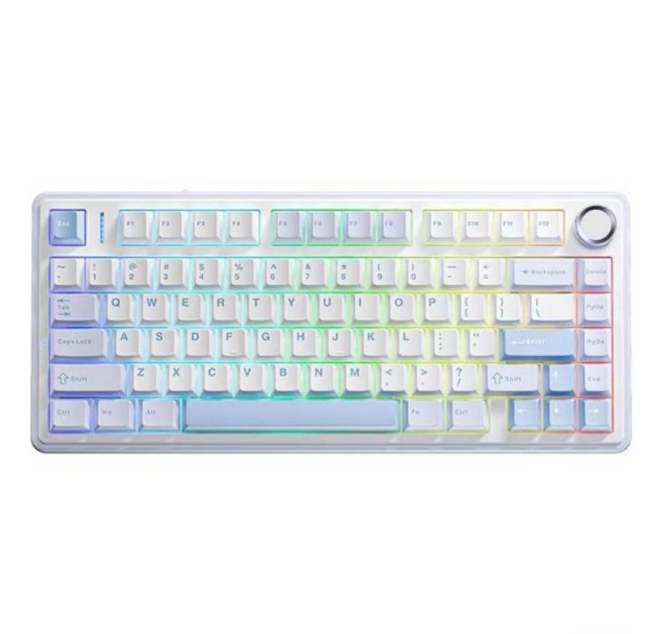 Клавіатура AULA F75 Gasket Leobog Greywood V3 Wireless