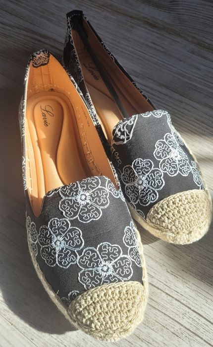 Buty espadryle haft